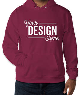 Hanes EcoSmart 50/50 Pullover Hoodie - Color: Maroon