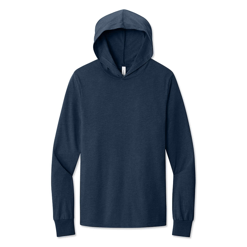 Bella + Canvas Jersey Lightweight Pullover Hoodie