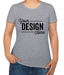 Canada - Fruit of the Loom Women's 100% Cotton T-shirt - Color: Athletic Heather
