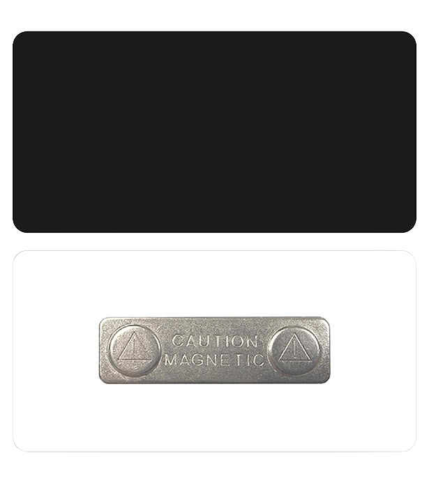 1.5" x 3" Name Badge - Magnet Back