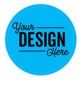 Full Color 4 in. Circle Magnet - Color: Columbia Blue
