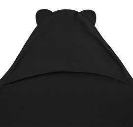 Rabbit Skins Toddler 50/50 Hooded Towel With Ears - Color: Black