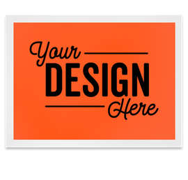 Full Color 24" x 18" Sign - Color: Orange