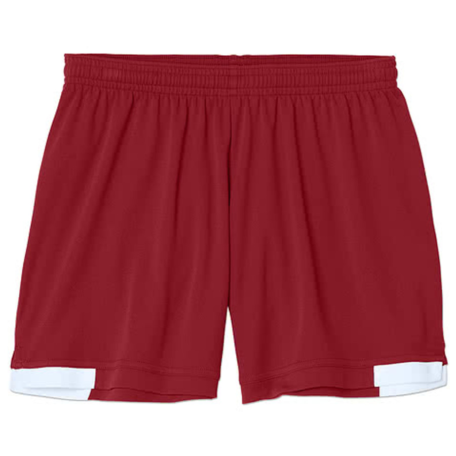 Sport-Tek Women’s Club Recycled Performance Shorts in Forest Green / White
