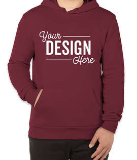 Alternative Apparel Eco-Cozy Pullover Hoodie - Color: Currant