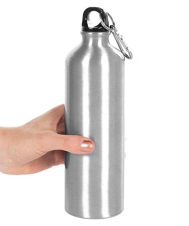 26 oz. Aluminum Water Bottle with Matching Carabiner