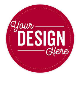 Full Color 2.5 in. Circle Magnet - Color: Cardinal