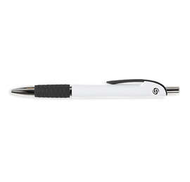 Souvenir Image Grip Pen (black ink) - Color: White / Black