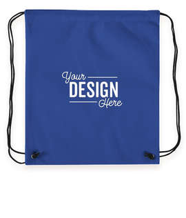 Promotional Non-Woven Drawstring Bag - Color: Royal