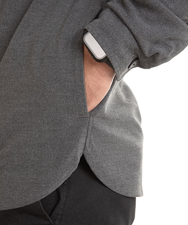 Mercer+Mettle Twill Long Sleeve Shirt Jacket