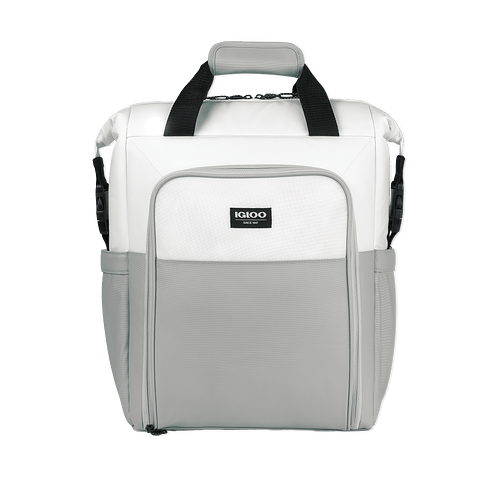 Igloo Seadrift Switch 30 Can Backpack Cooler in White-Grey
