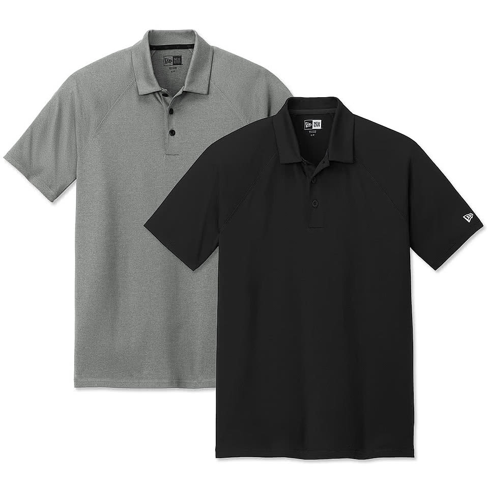 New Era Power Stretch Performance Polo - Printed