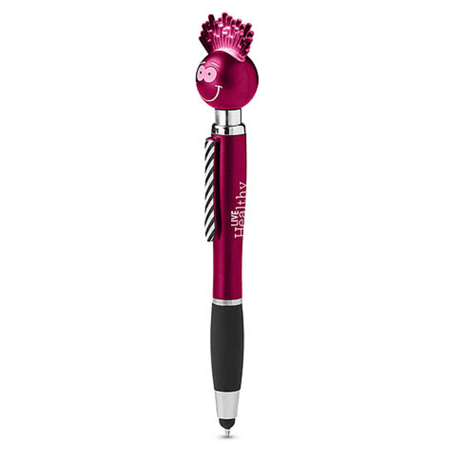Goofy Face Lite-Up Stylus Ballpoint Pen (black ink)