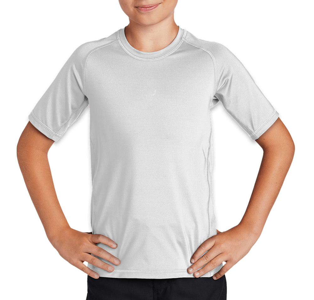 Sport-Tek Youth Rash Guard Shirt-default