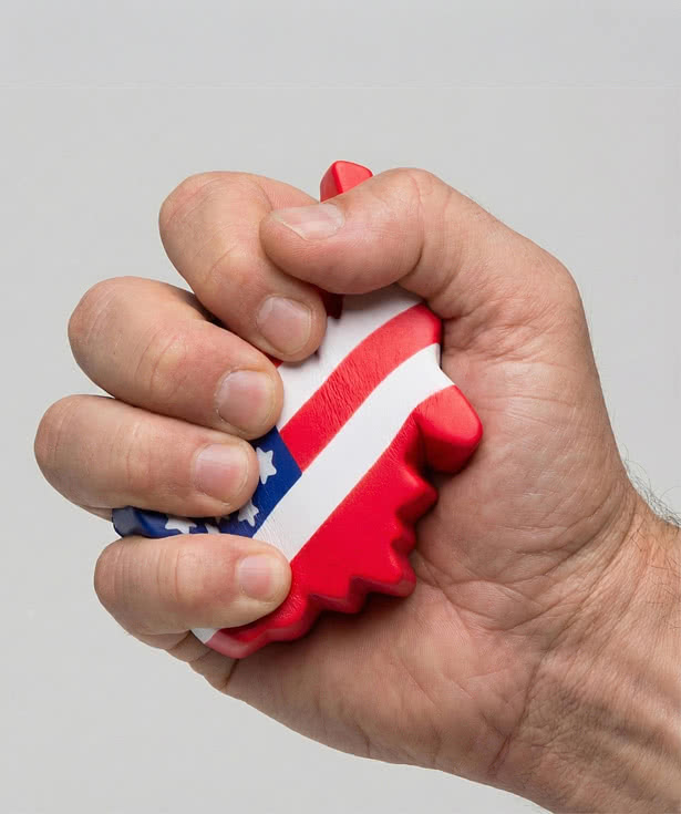 USA Map Stress Reliever