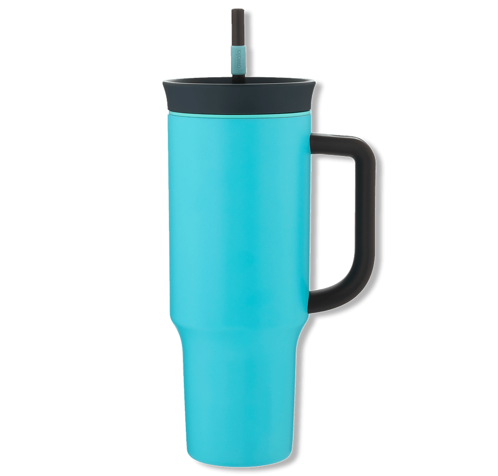 Owala Laser Engraved 40 oz. Stainless Steel Tumbler with Straw-default