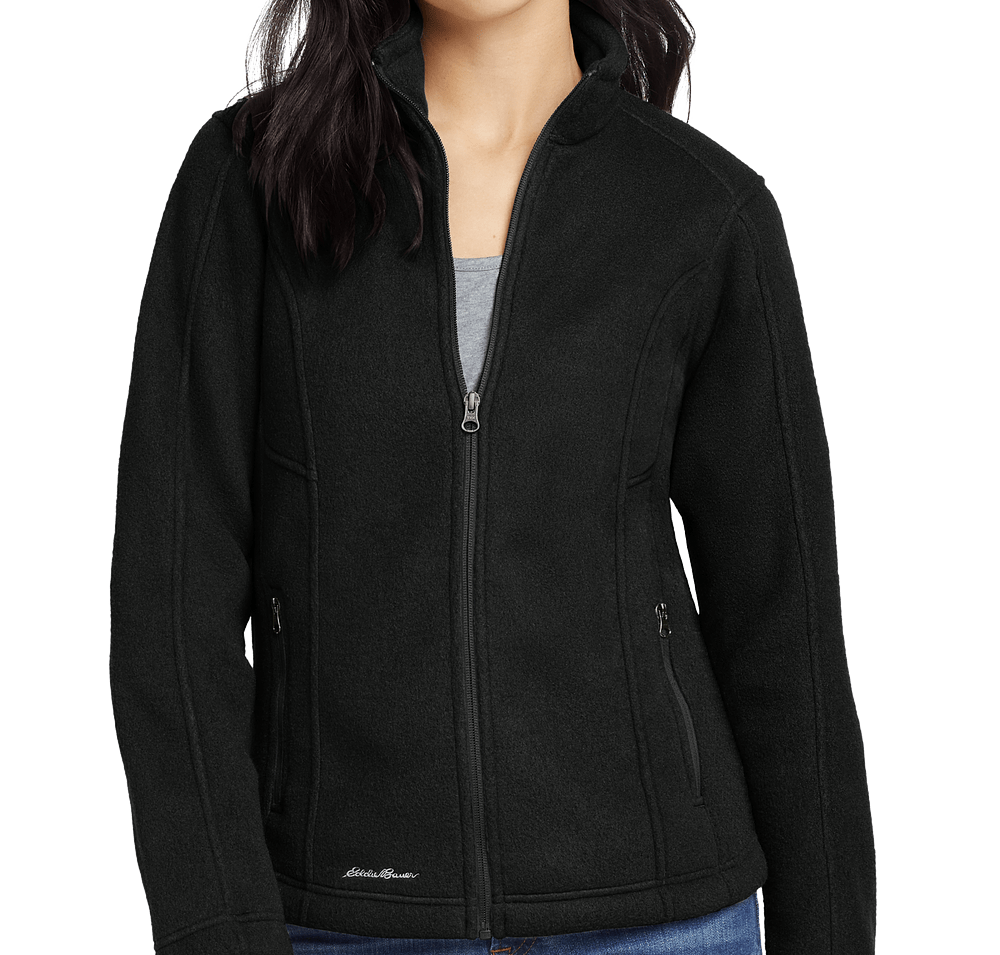 Eddie Bauer Women's Full Zip Fleece Jacket - Embroidered-default
