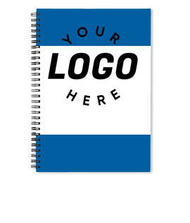 Border JournalBooks ® Spiral Notebook - Color: Blue