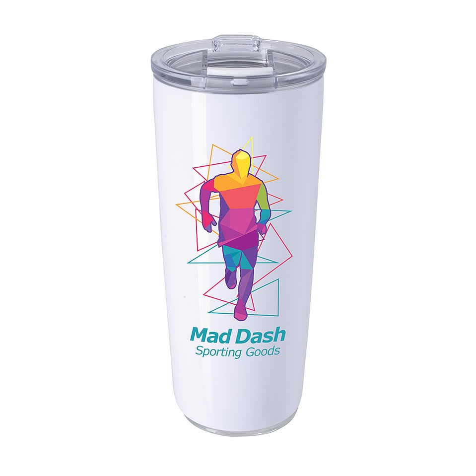 Koozie® Full Color 20 oz. Flip Lid Tumbler