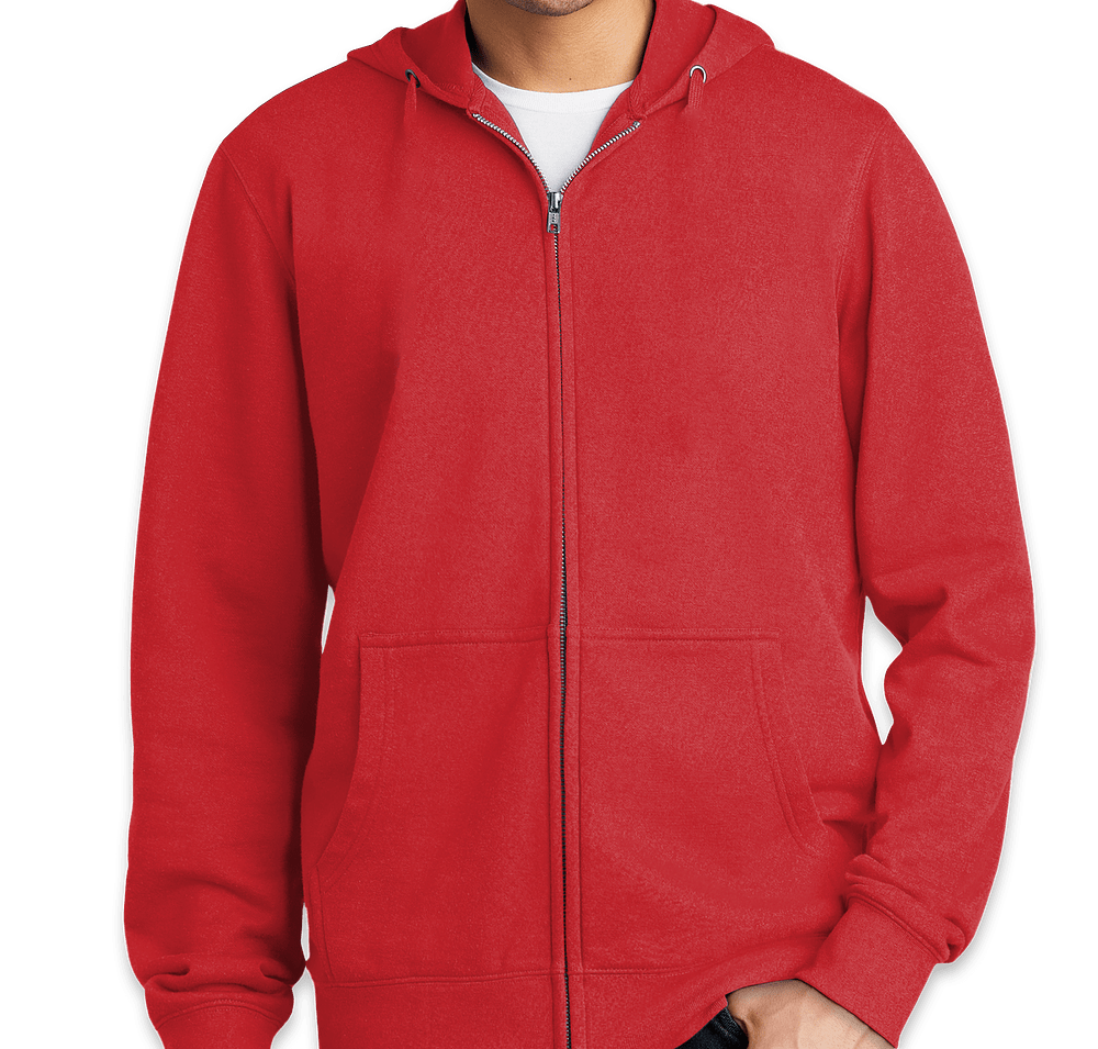 District V.I.T. Zip Hoodie - Embroidered-default