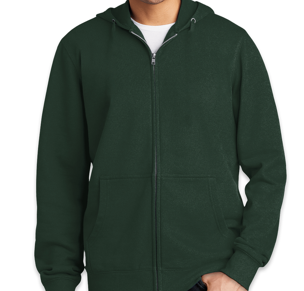 District V.I.T. Zip Hoodie - Embroidered-default
