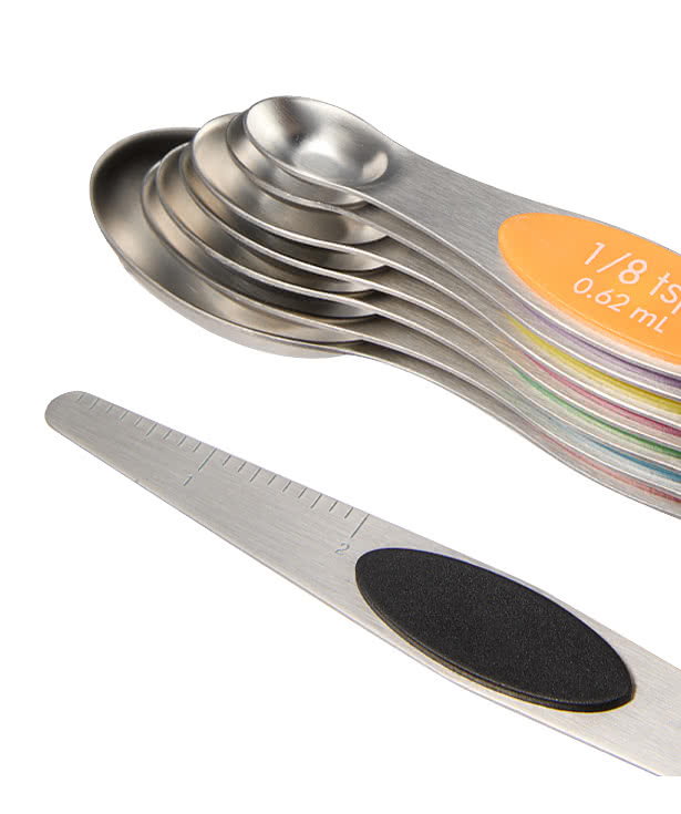 Kitchi 8-Piece Magnetic Measuring Spoon Set