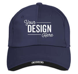OGIO Contrast Performance Hat - Color: Blueprint / Black