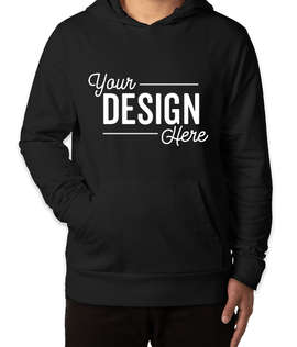 Allmade Organic French Terry Pullover Hoodie - Color: Deep Black