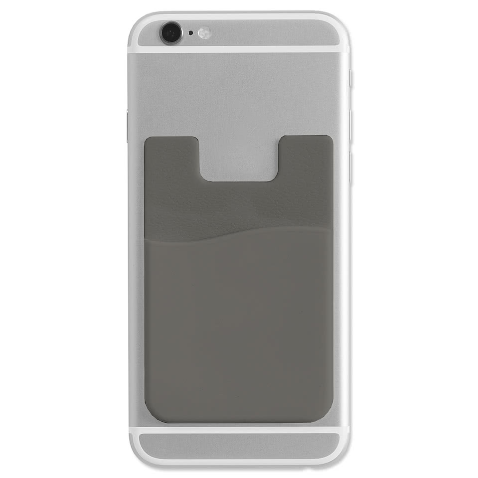 Adhesive Silicone Cell Phone Wallet