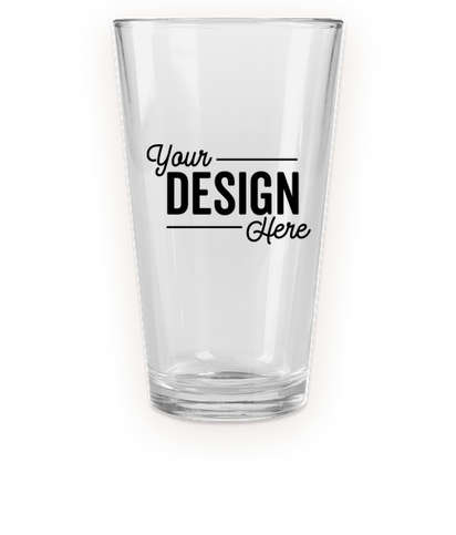 Full Color 16 oz. Pint Glass - Clear
