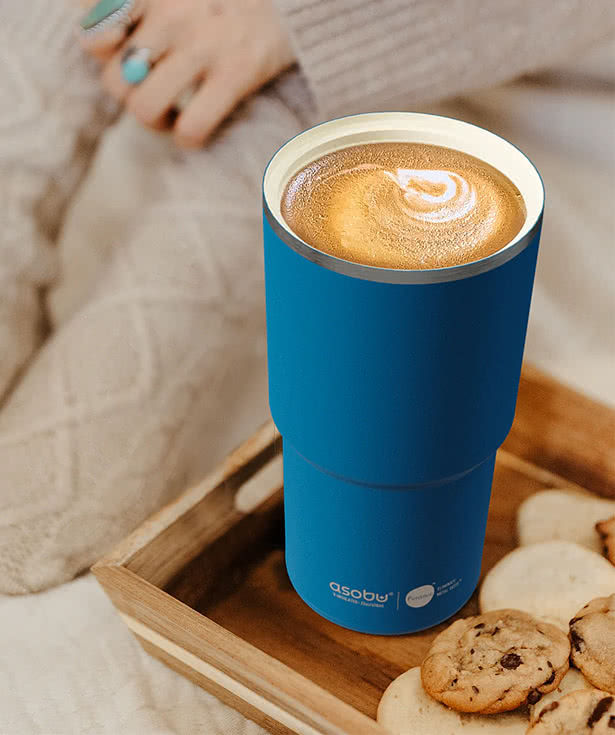 Asobu 20 oz. Pick Me Up Stainless Steel Insulated Tumbler