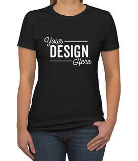 Next Level Women's Slim Fit Jersey Blend T-shirt - Color: Black