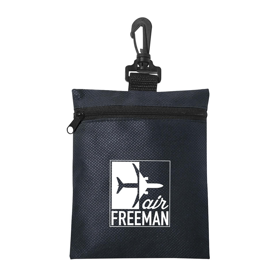 Non-Woven Zippered Pouch