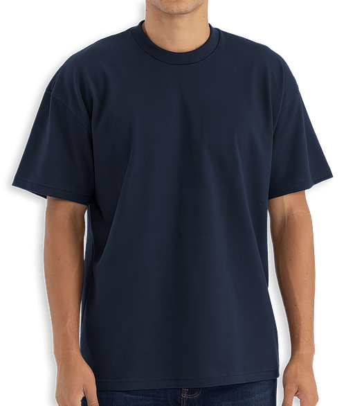 Next Level 100% Cotton Heavyweight T-shirt in Midnight Navy