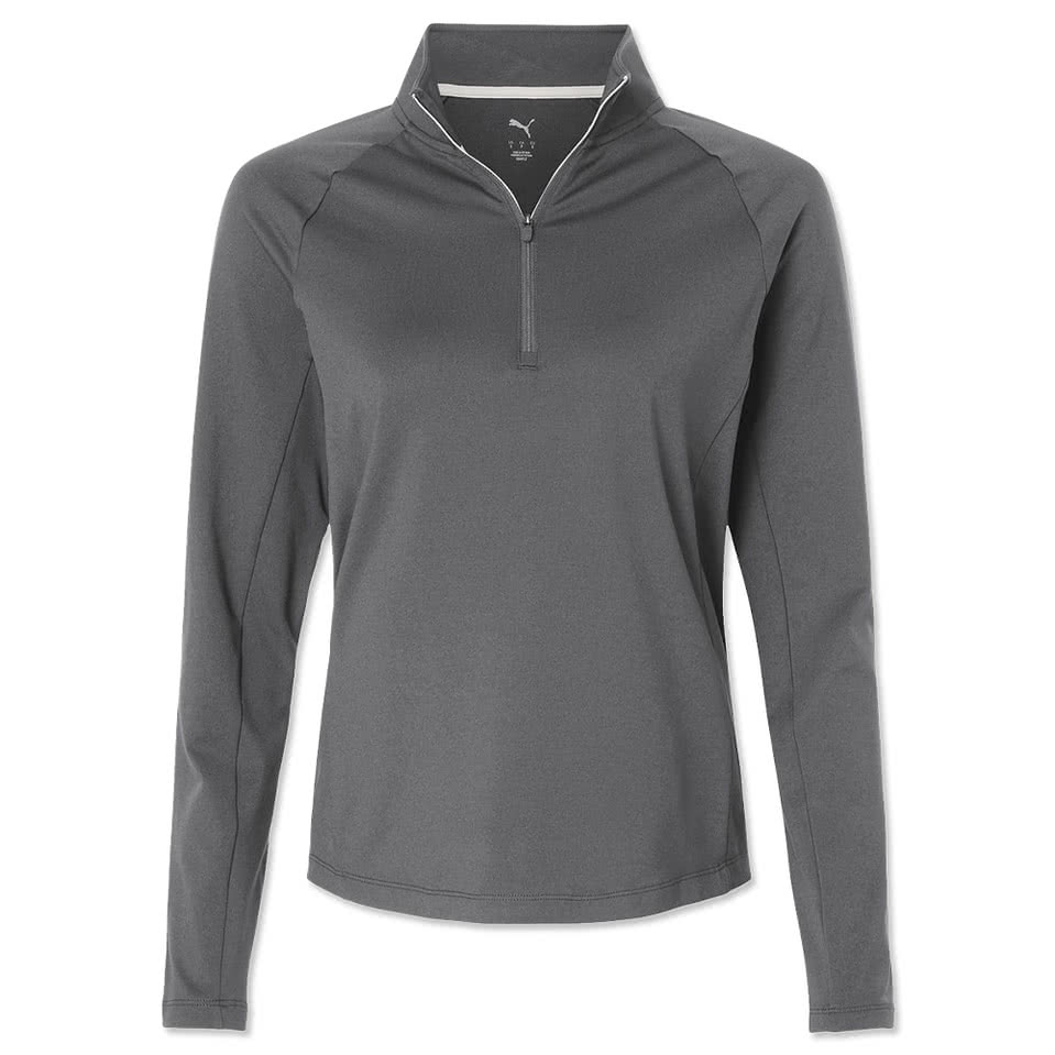 Puma Golf Women's Pure 2.0 Recycled Quarter Zip Performance Shirt