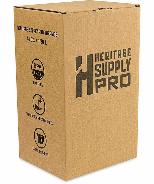 44 oz. Heritage Supply Pro Matte Vacuum Insulated Thermos Water Bottle