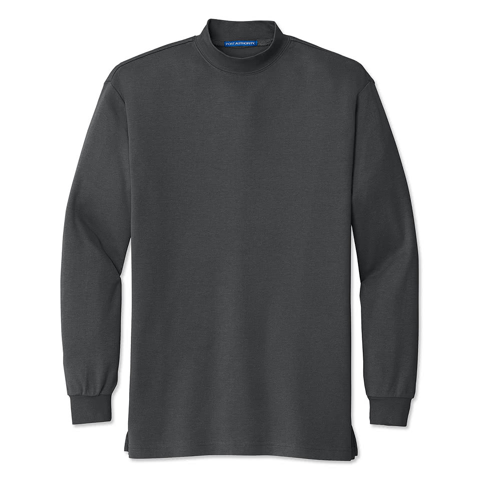 Port Authority Interlock Knit Mock Turtleneck