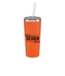22 oz. Thor Copper Vacuum Insulated Tumbler - Color: Orange