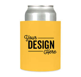 Foam Can Cooler - Color: Yellow