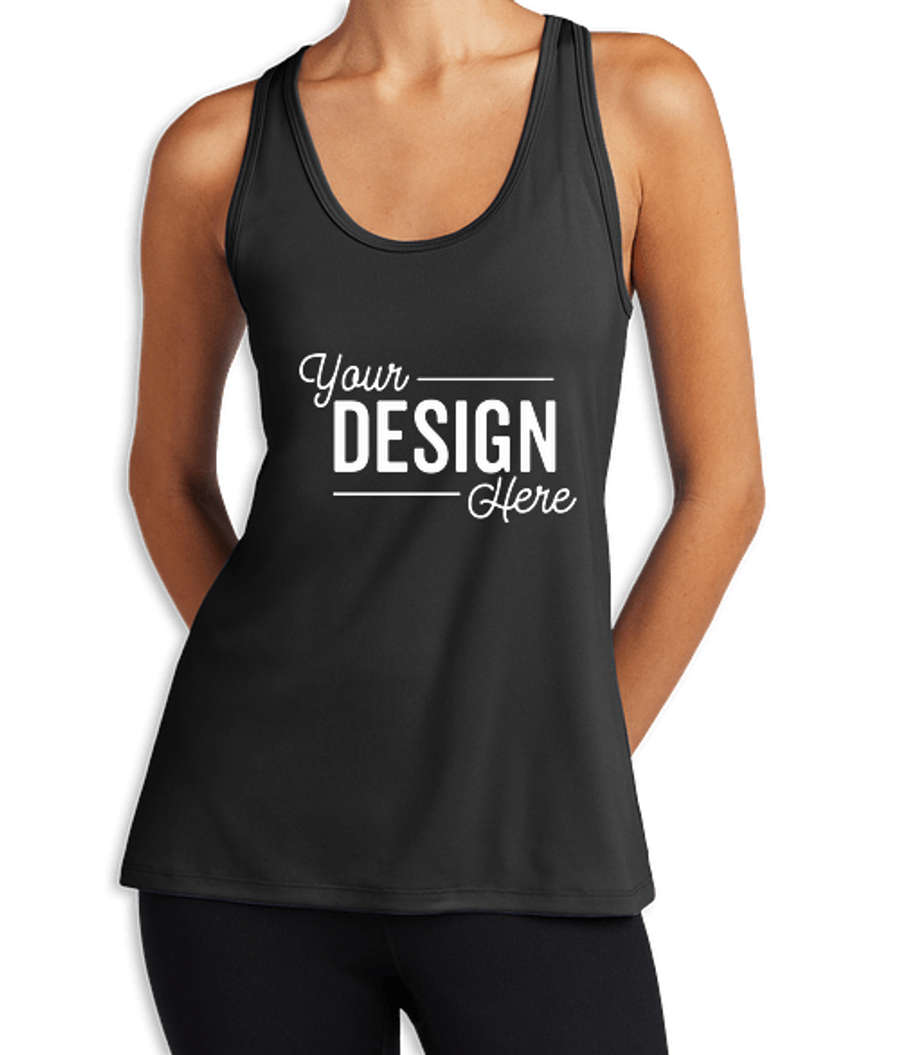 Port & Company Women's UPF 50 Performance Tank in Jet Black