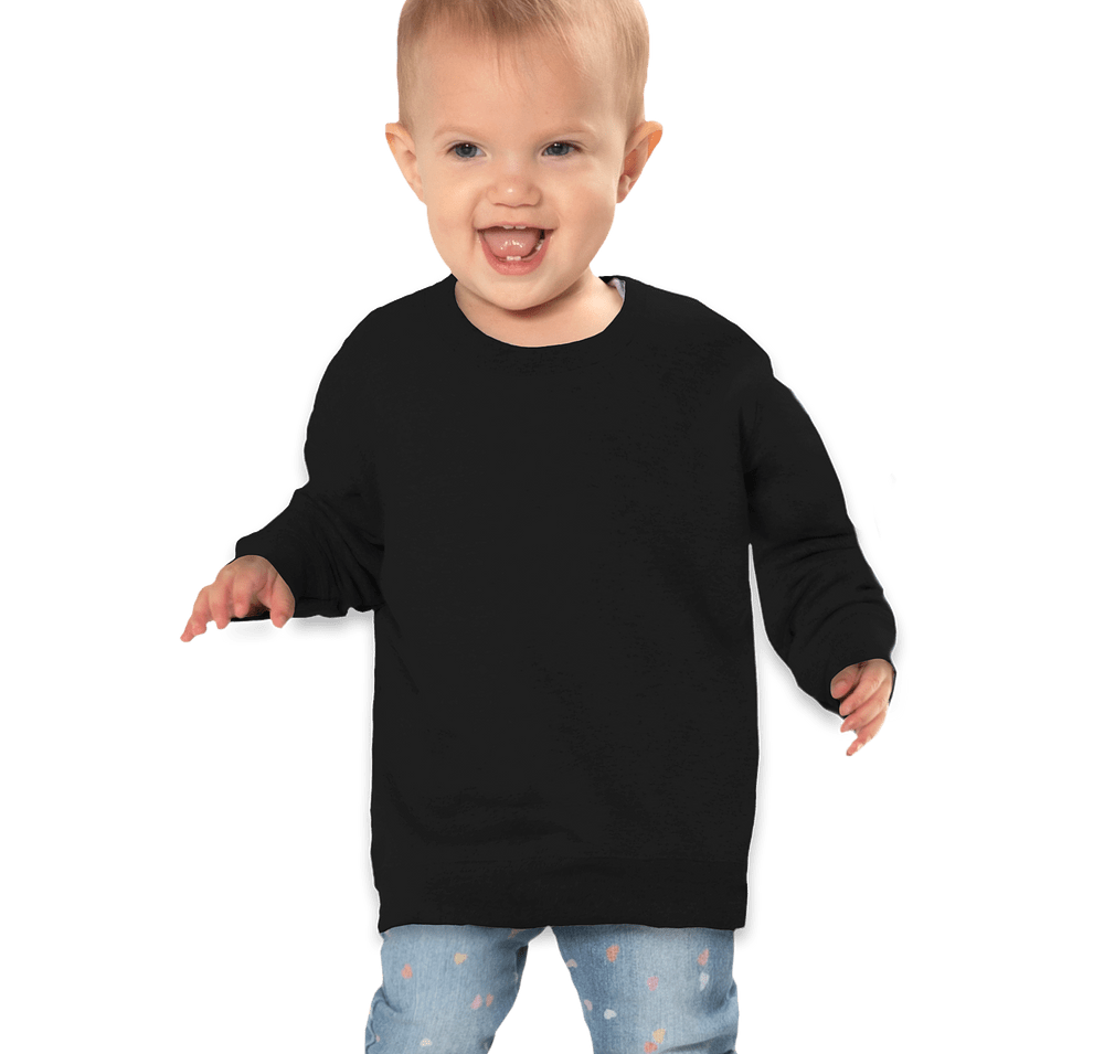 Paw Patrol - Birthday Rubble - 2nd Birthday - Rabbit Skins Toddler Fleece Crewneck Sweatshirt