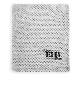 Port Authority Plush Texture Blanket - Color: Shadow Grey