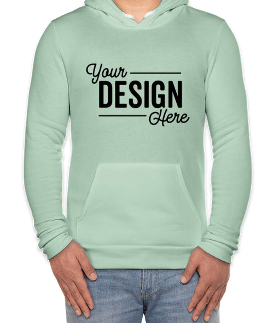 Royal Apparel USA-Made 50/50 Pullover Hoodie in Heather Pistachio