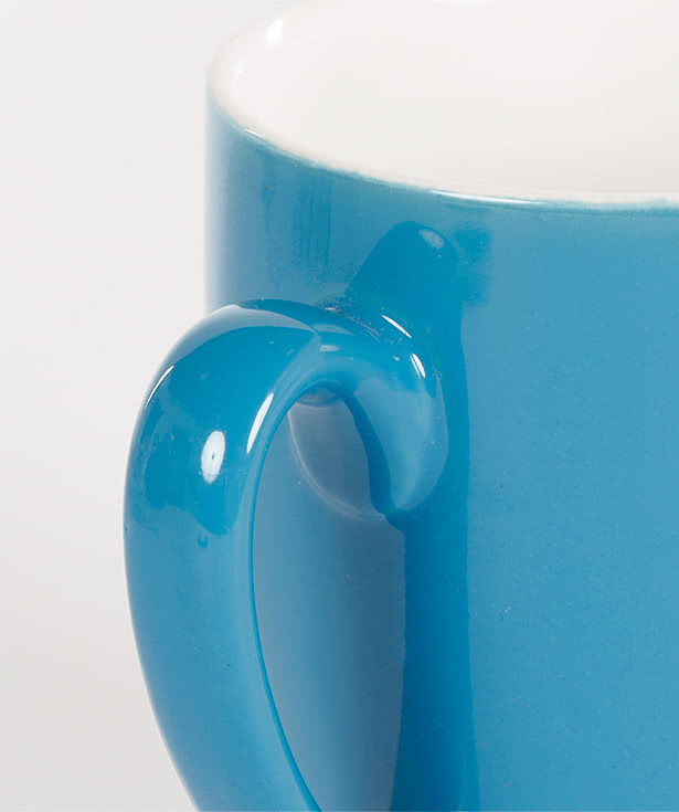Laser Engraved 16 oz. Two-Tone Bistro Mug
