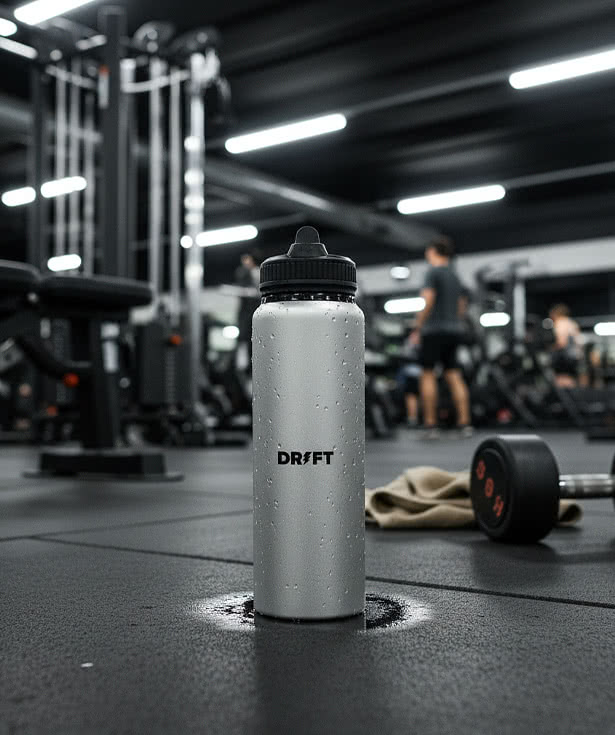 32 oz. Jett Aluminum Straw Lid Hydration Water Bottle