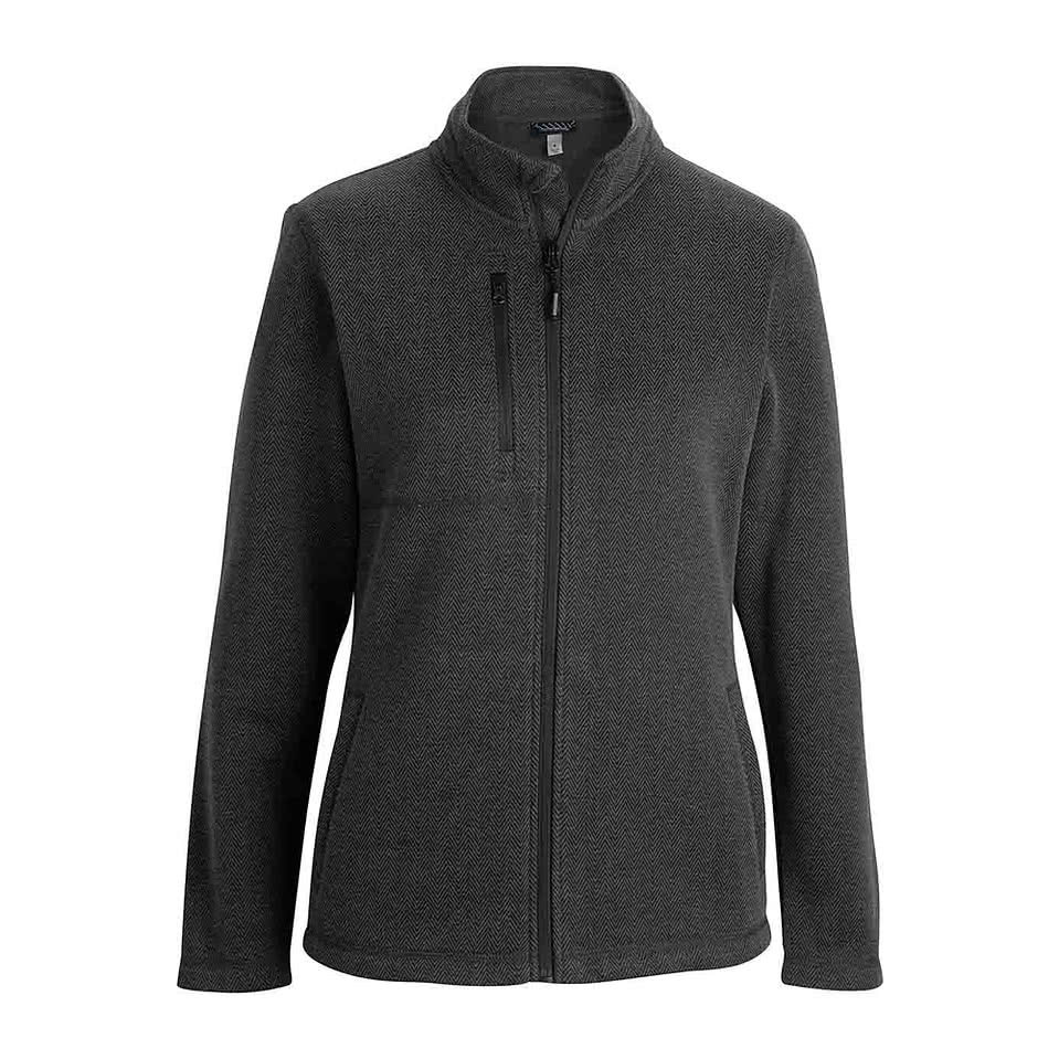 Edwards Women's Herringbone Full Zip Fleece Jacket