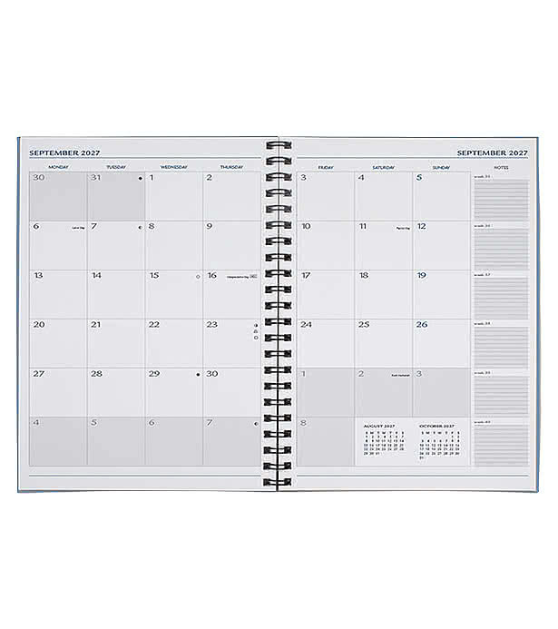 Castelli WireO Chia Grande XL White Monthly Diary