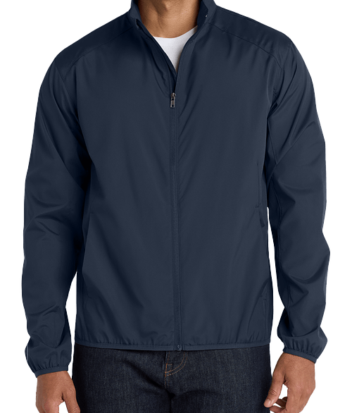 Port Authority Zephyr Unlined Windbreaker Jacket in Dress Blue Navy