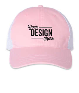 Richardson Garment Washed Trucker Hat - Color: Pink / White