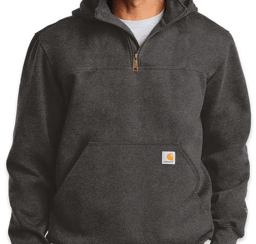 Carhartt paxton mock zip top hoodie